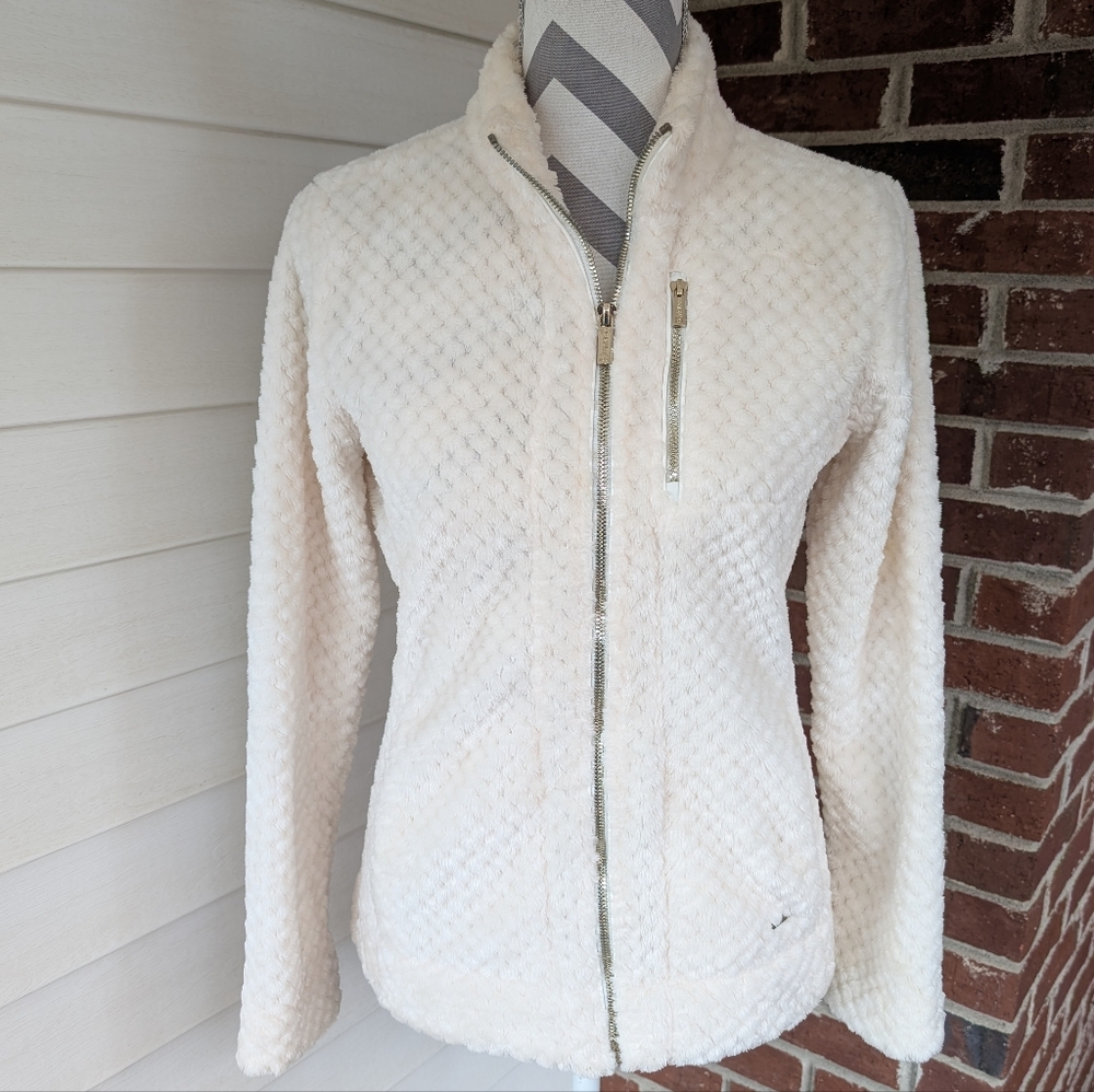 Calvin Klein Women's Cream Zip Jacket XS